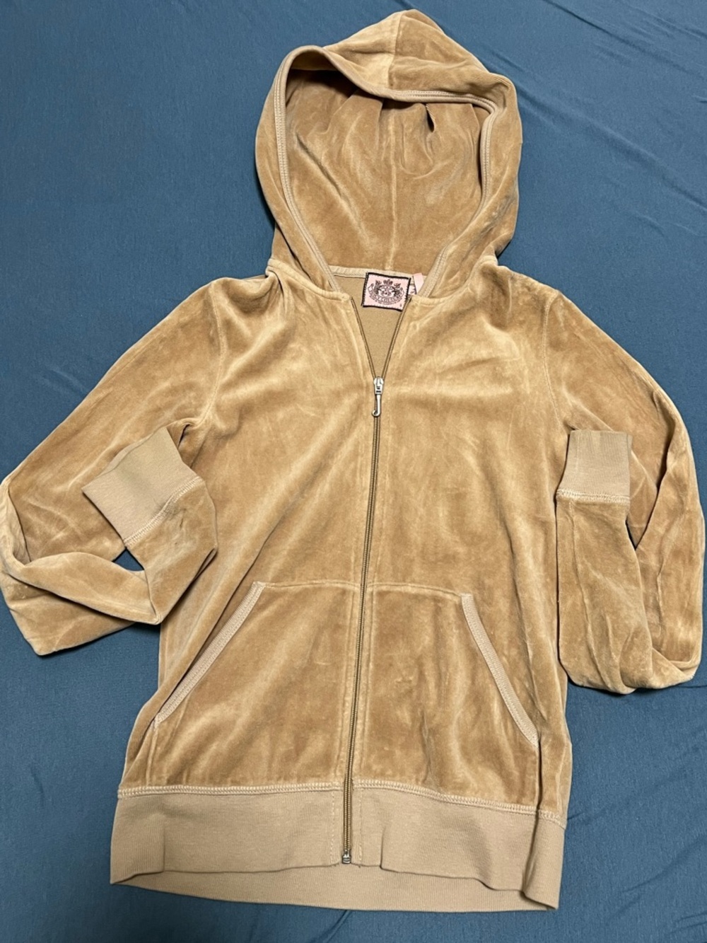 Juicy Couture Zip Hoodie - Tan